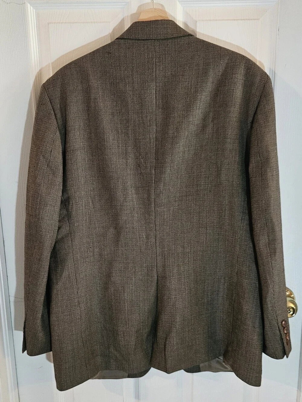 Lauren Ralph Lauren Brown Wool Tweed Men's Blazer Size 43R